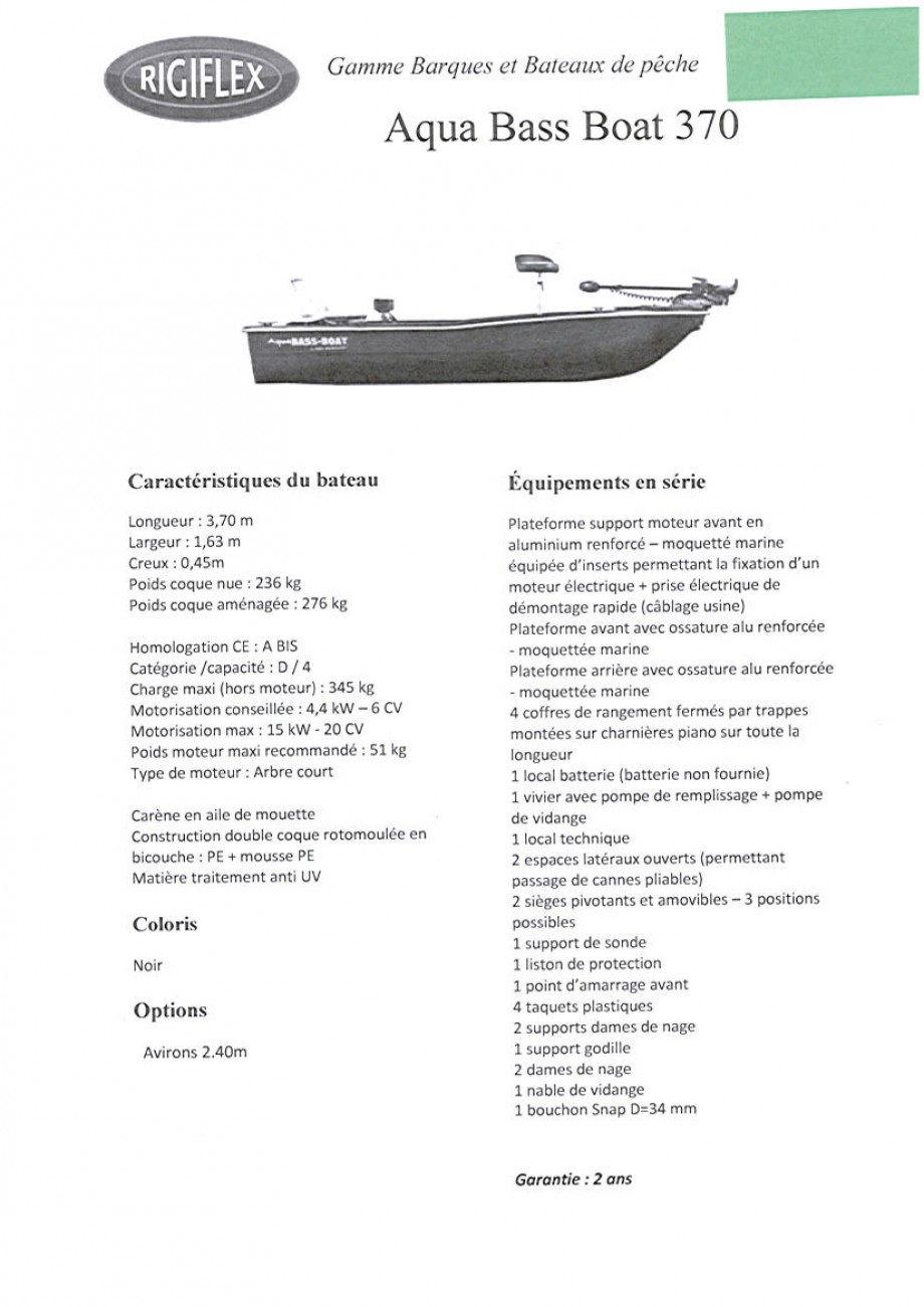 slider 0 Rigiflex Aqua Bass Boat